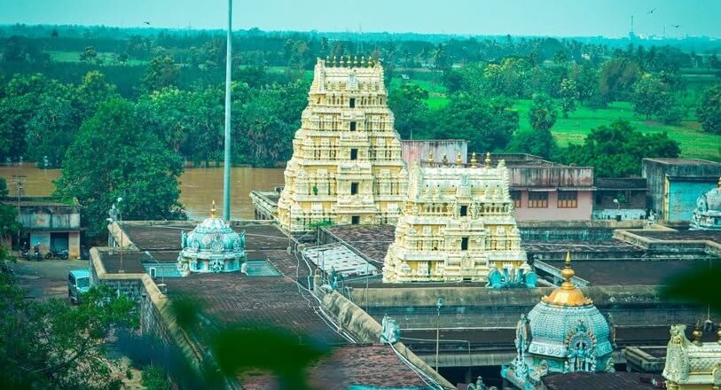 Devanatha Swamy Temple aerial view